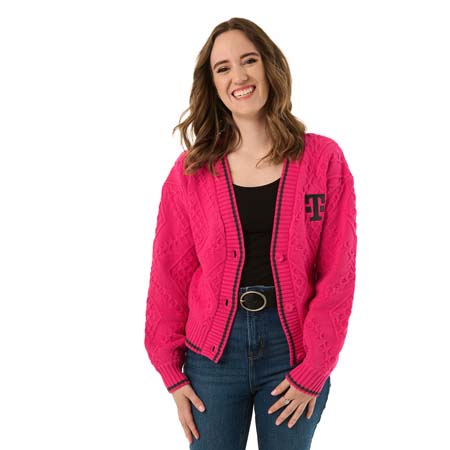 Magenta Cardigan