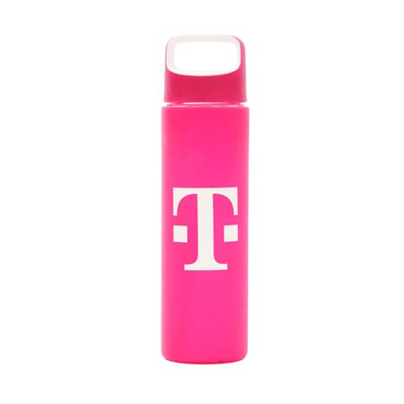 18 oz Glass Bottle with Silicone Sleeve