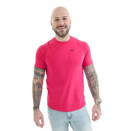 Magenta Pocket Tee