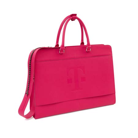 Magenta Laptop Tote