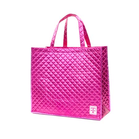 Magenta Quilted Tote