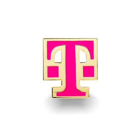 Gold/Magenta T Pin